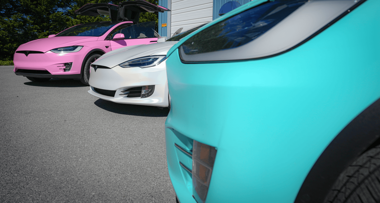 Tesla wrap Santa Barbara